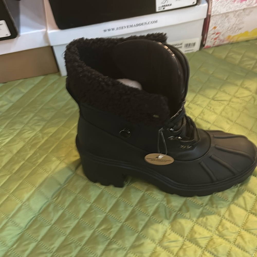 Steven Madden Black Boot